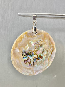 Abalone mother of pearl pendant, SKU#M821