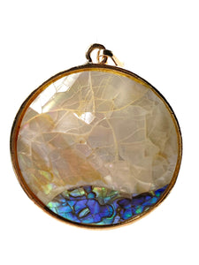 Round abalone mother of pearl, SKU#M822