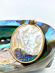 Round abalone mother of pearl, SKU#M822