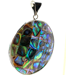 Stunning round abalone mother of pearl, SKU#M834