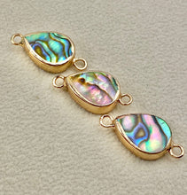 Tear drop abalone mother of pearl charm, SKU# M766