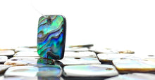 Square abalone mother of pearl charm, SKU# M854