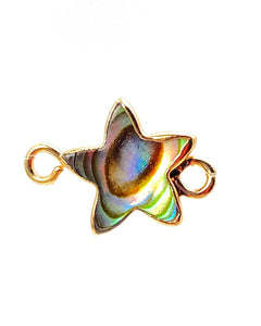 Star abalone mother of pearl charm, SKU#M747