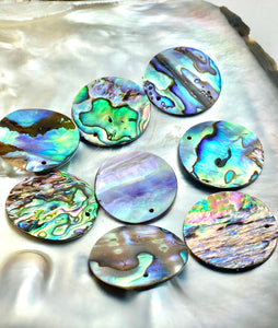 Circle abalone mother of pearl , SKU# M763