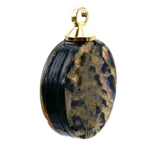 Circle abalone mother of pearl charm, SKU# M1023