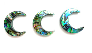 Abalone mother of pearl monsters crescent moon