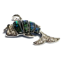 Abalone mother of pearl fish pendant, SKU# M984