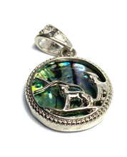 Wolf abalone mother of pearl pendant, SKU#M996