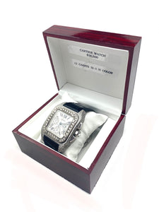 Diamond Cartier Watch 12 Carats SI-1, H color