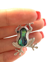 Frog abalone mother of pearl pendant, SKU# M931