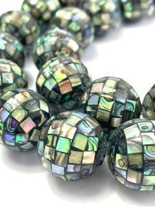 18mm abalone pearl beads, SKU# 3018