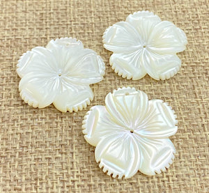 Mother of Pearl Flower Charm Sku#M77