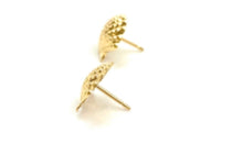 14KGF Seashell Studs 1820-4