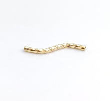 14k Gold Filled Twisted Square S Tube