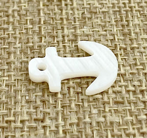 Mother of Pearl Anchor Charm