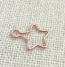 14k Rose Gold Filled Star Charm