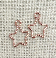 14k Rose Gold Filled Star Charm