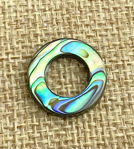 Abalone Circle Charm