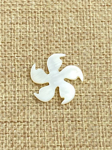 Mother of Pearl Flower Charm