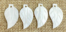 Mother of Pearl Leaf Charm Sku#M117