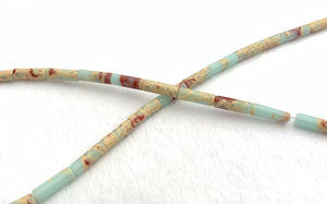 Agalmatolite Bead Strand