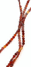 Carnelian Heart Bead Strand Sku#M2832