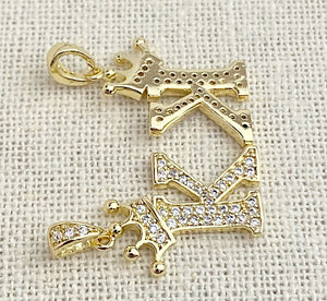 Gold Plated “K” Initial Pendant