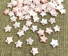 Pink Mother Of Pearl Star Charms