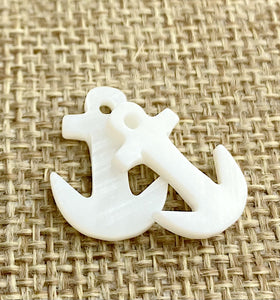 Mother of Pearl Anchor Charm