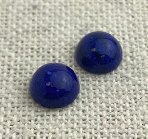 Lapis Circle Cabochon