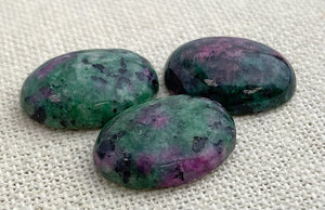 Ruby Fuchsite Oval Cabochon