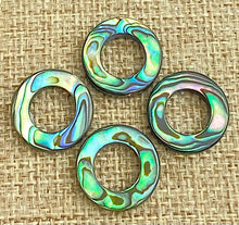 Abalone Circle Charm