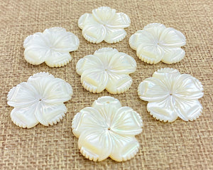 Mother of Pearl Flower Charm Sku#M77