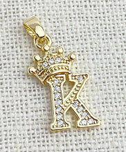 Gold Plated “K” Initial Pendant