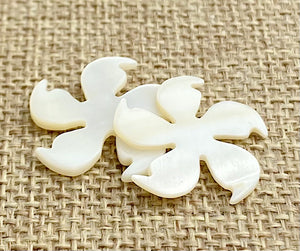 Mother of Pearl Flower Charm