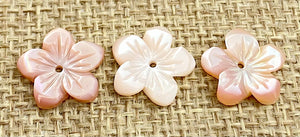 Mother of Pearl Flower Charm Sku#M72