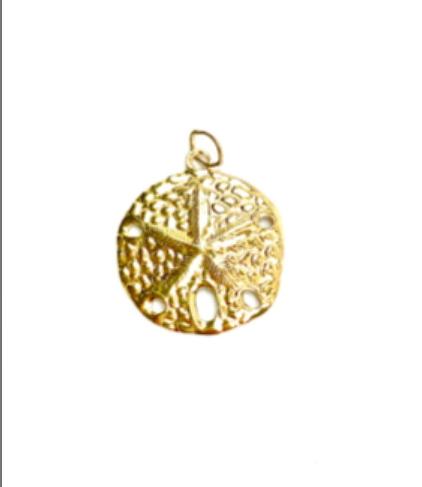 14KGF Circle Flower Charm 732-C