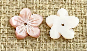 Mother of Pearl Flower Charm Sku#M72