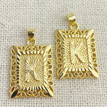 Gold Plated “K” Initial Pendant