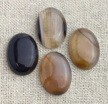 Brown Banded Agate Oval Cabochon