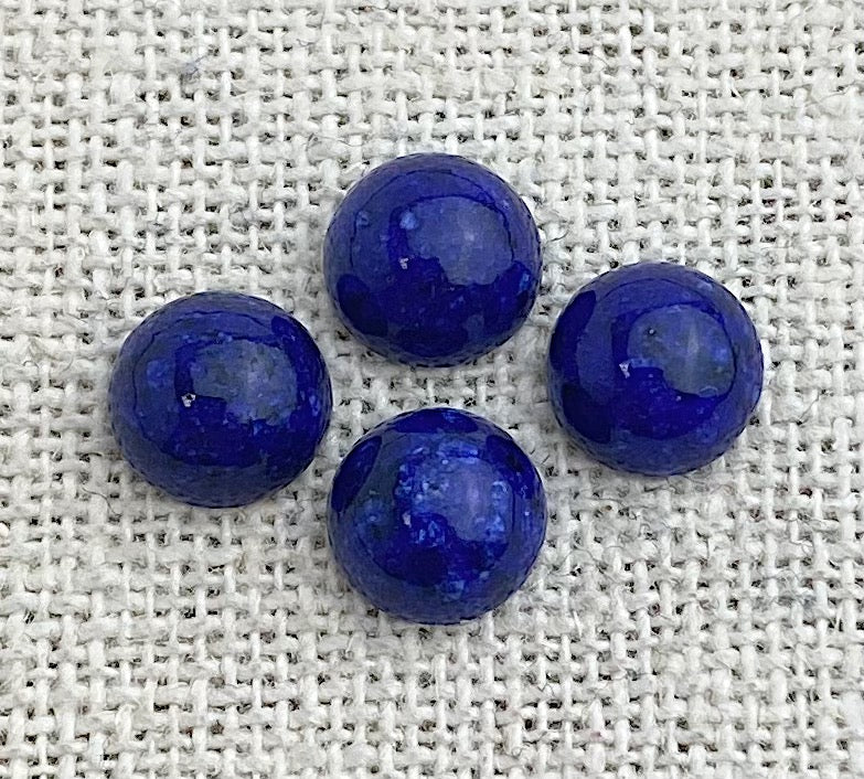 Lapis Circle Cabochon