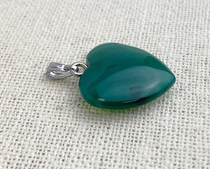 Agate Heart Pendant