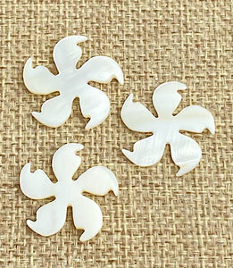 Mother of Pearl Flower Charm