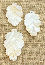 Mother of Pearl Leaf Charm