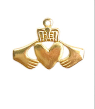 14KGF Claddagh Charm 529