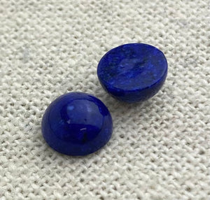 Lapis Circle Cabochon