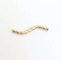 14k Gold Filled Twisted Square S Tube