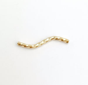 14k Gold Filled Twisted Square S Tube