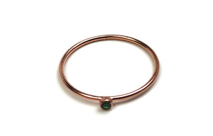14kRGF 2mm Green Ring