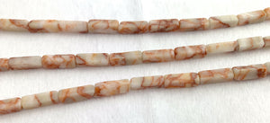 Red Net Jasper Bead Strand